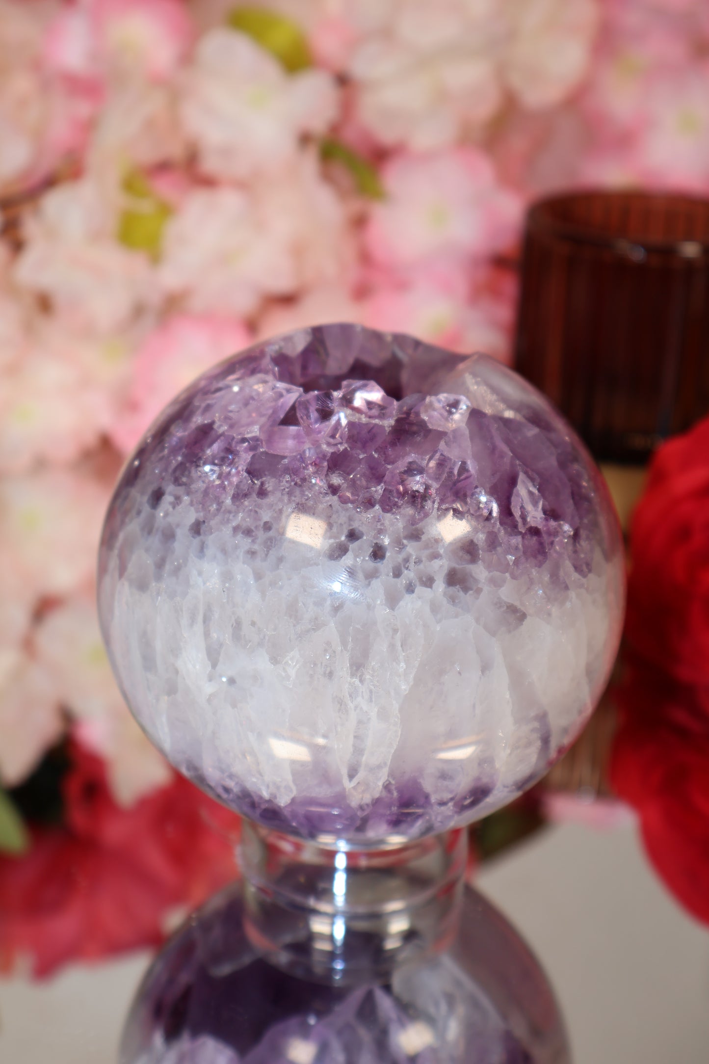 Amethyst Kugel druzy | AK22