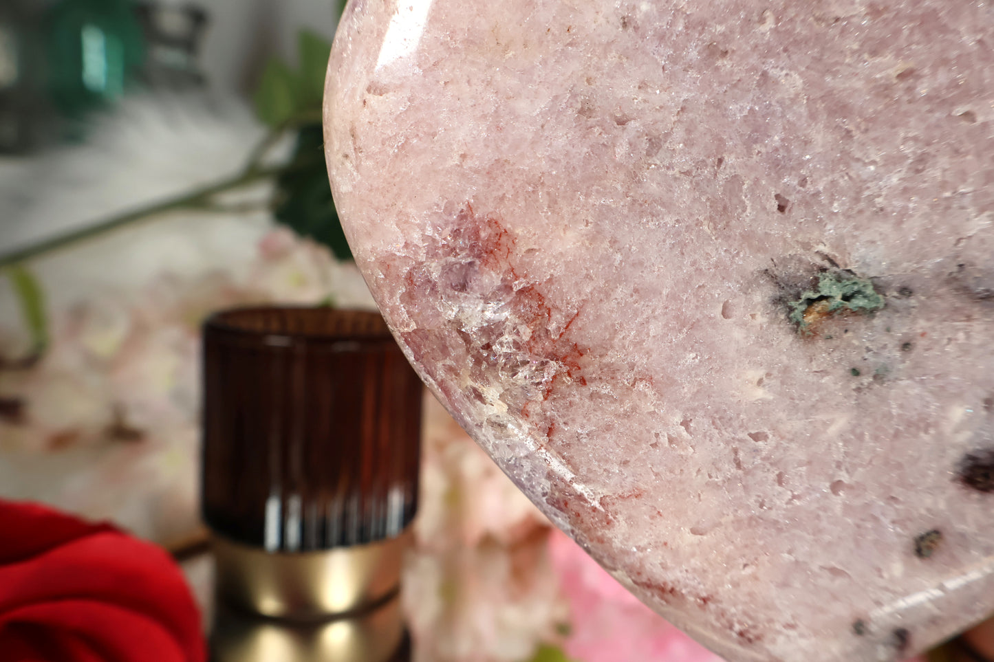Pink Amethyst Herz | PAH1