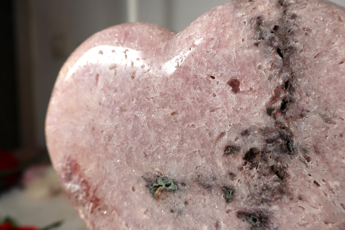 Pink Amethyst Herz | PAH1