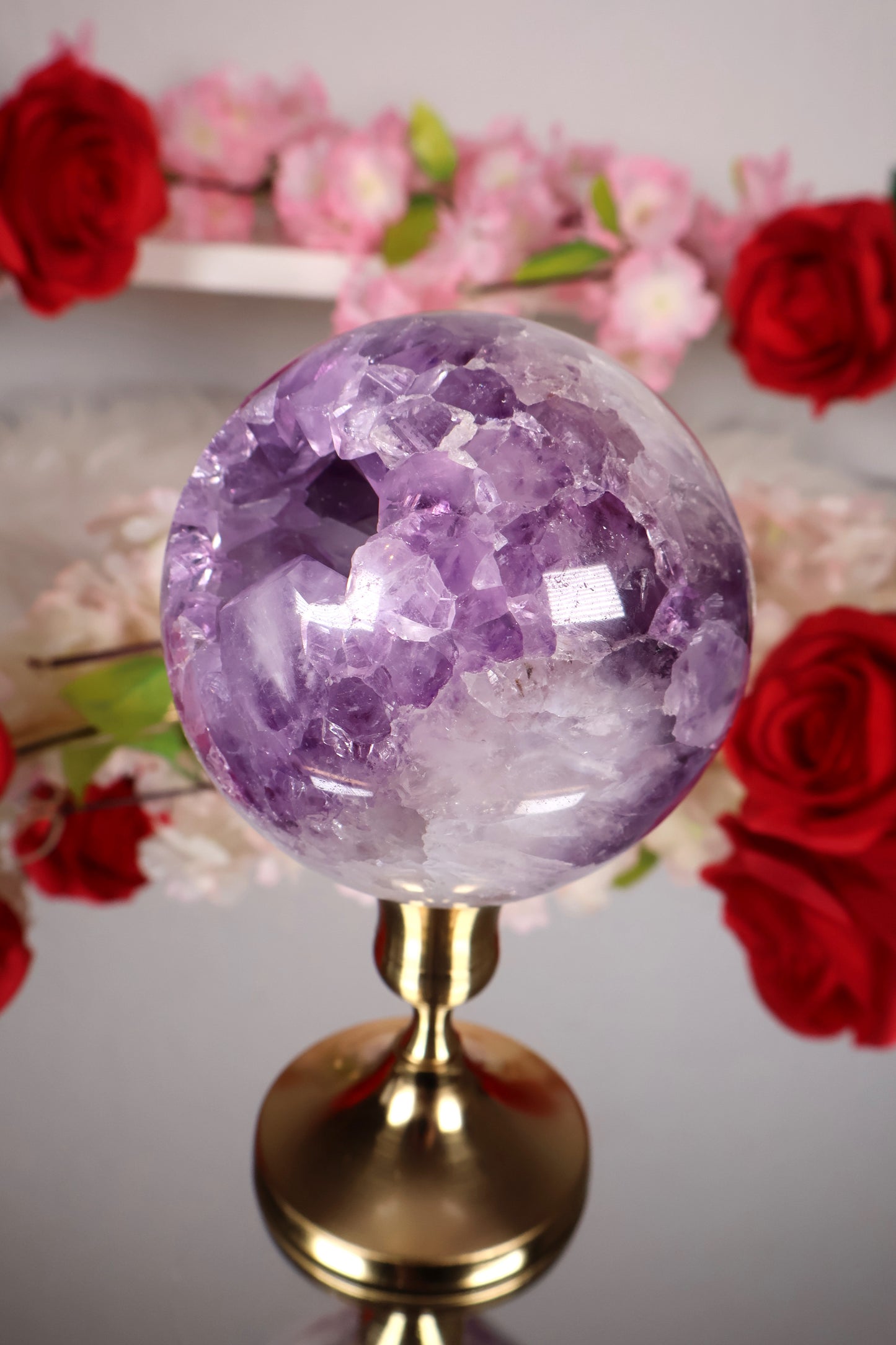 Amethyst Kugel druzy | AK22