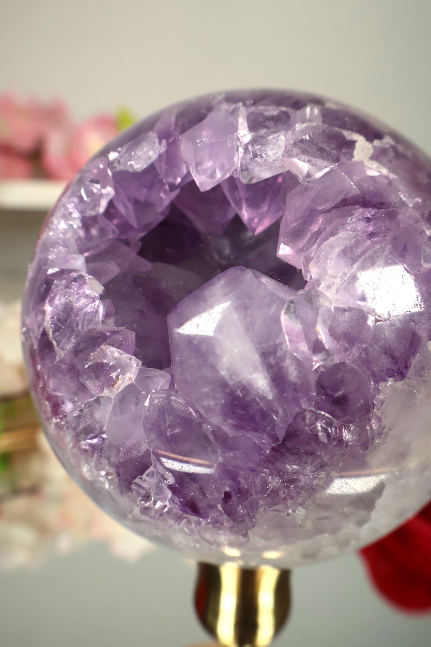 Amethyst Kugel druzy | AK22