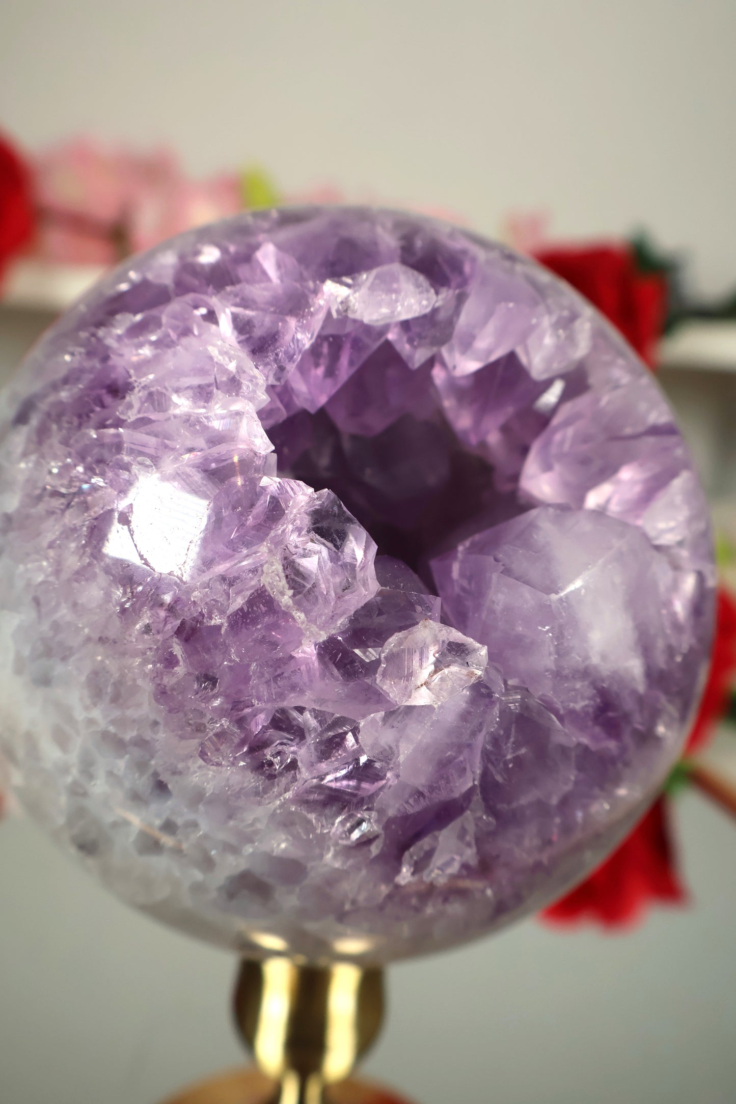Amethyst Kugel druzy | AK22
