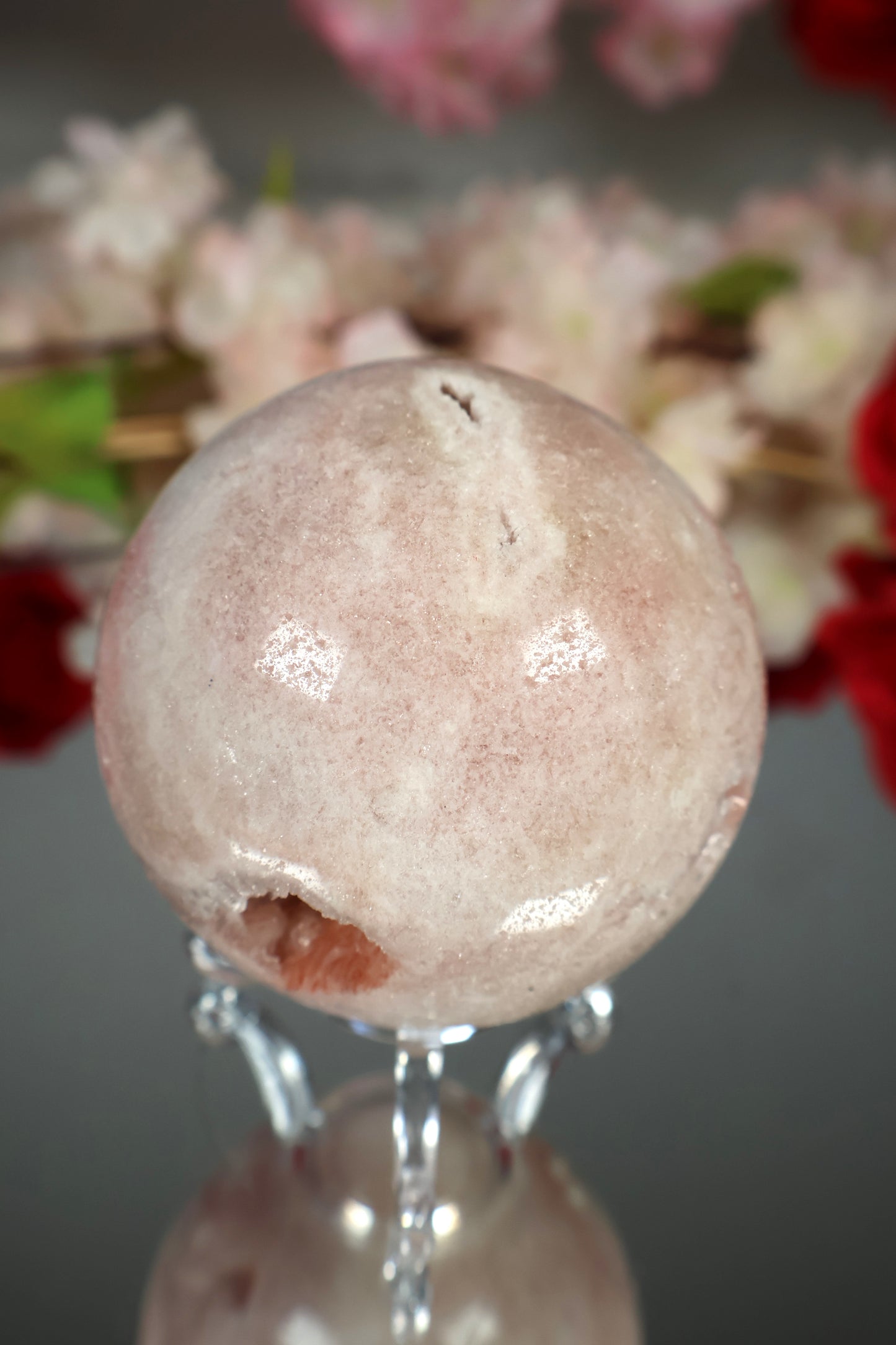 Pink Amethyst Kugel druzy | PAK12