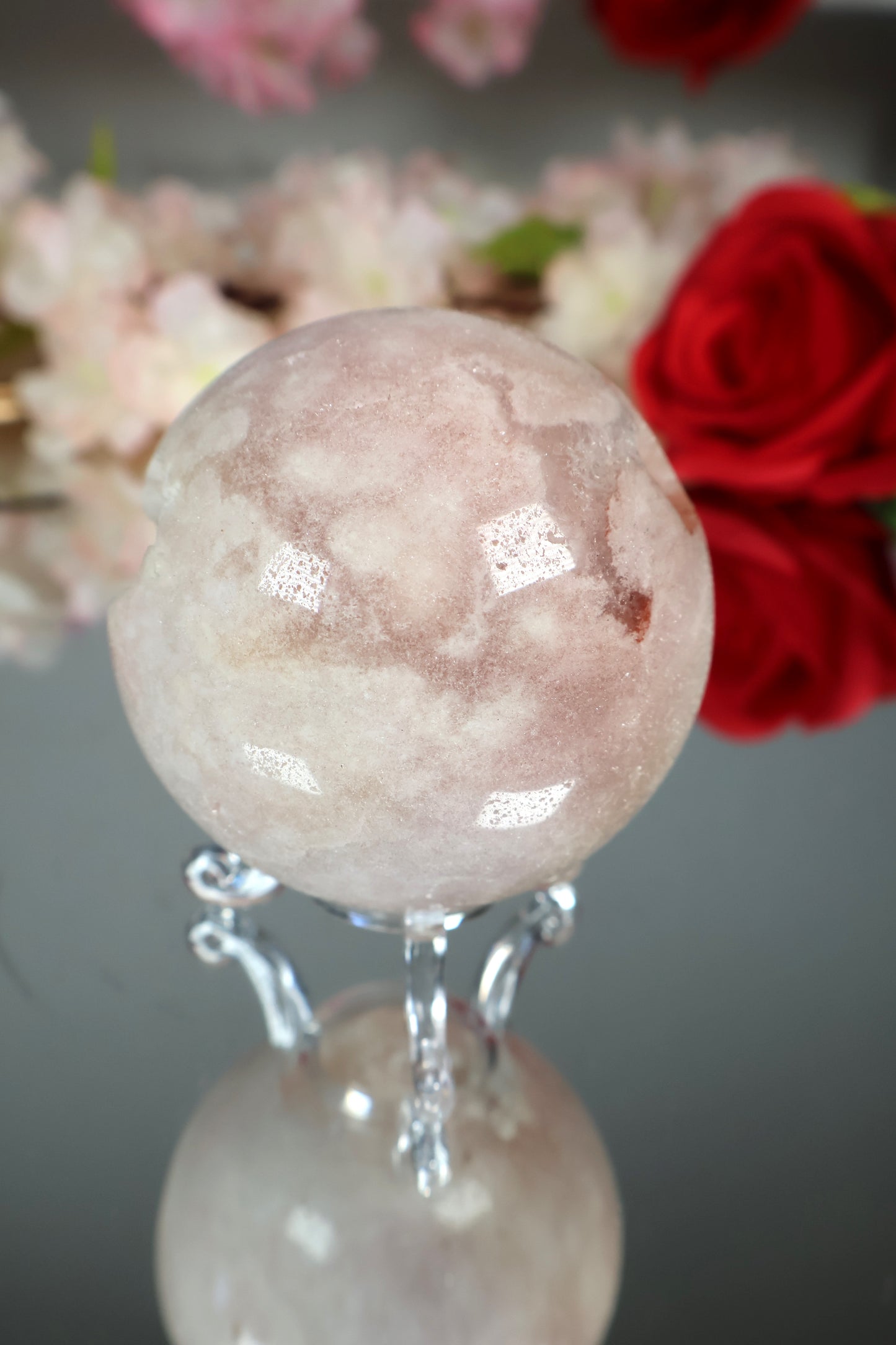 Pink Amethyst Kugel druzy | PAK12