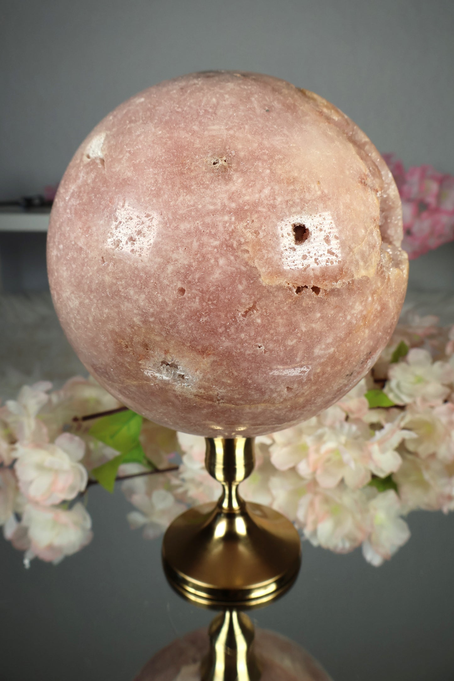 XXL Pink Amethyst Kugel druzy | PAK19