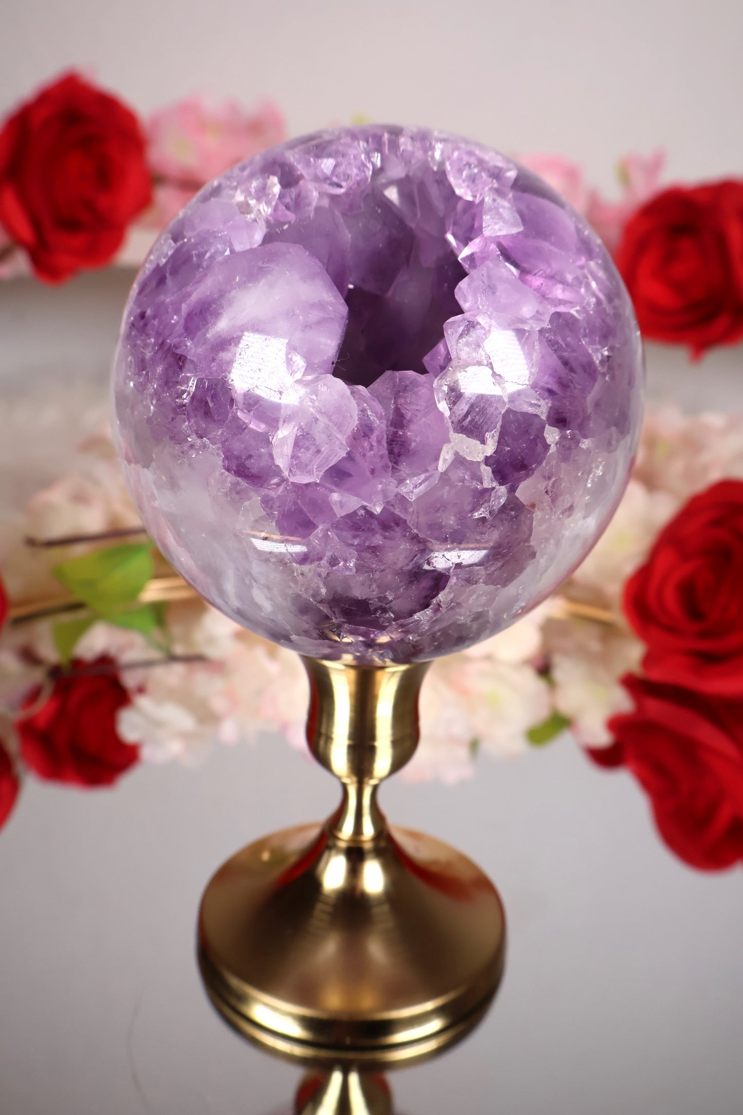 Amethyst Kugel druzy | AK22