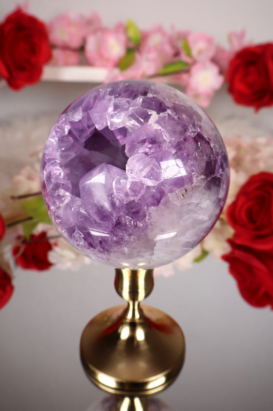 Amethyst Kugel druzy | AK22