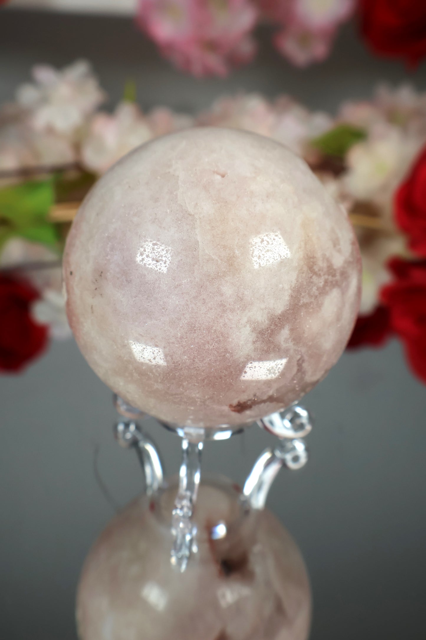 Pink Amethyst Kugel druzy | PAK12