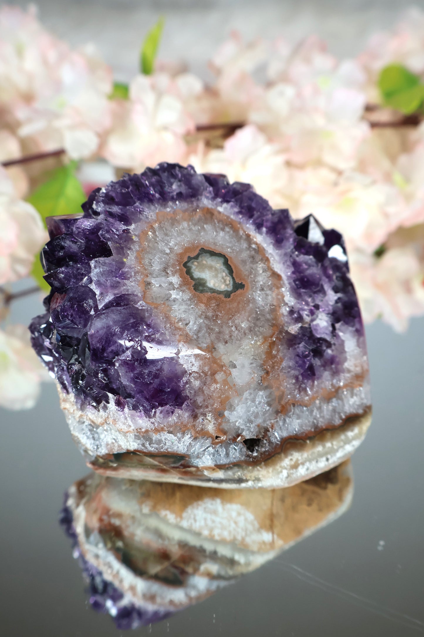 Amethyst Cluster mit Stalaktit | AC1