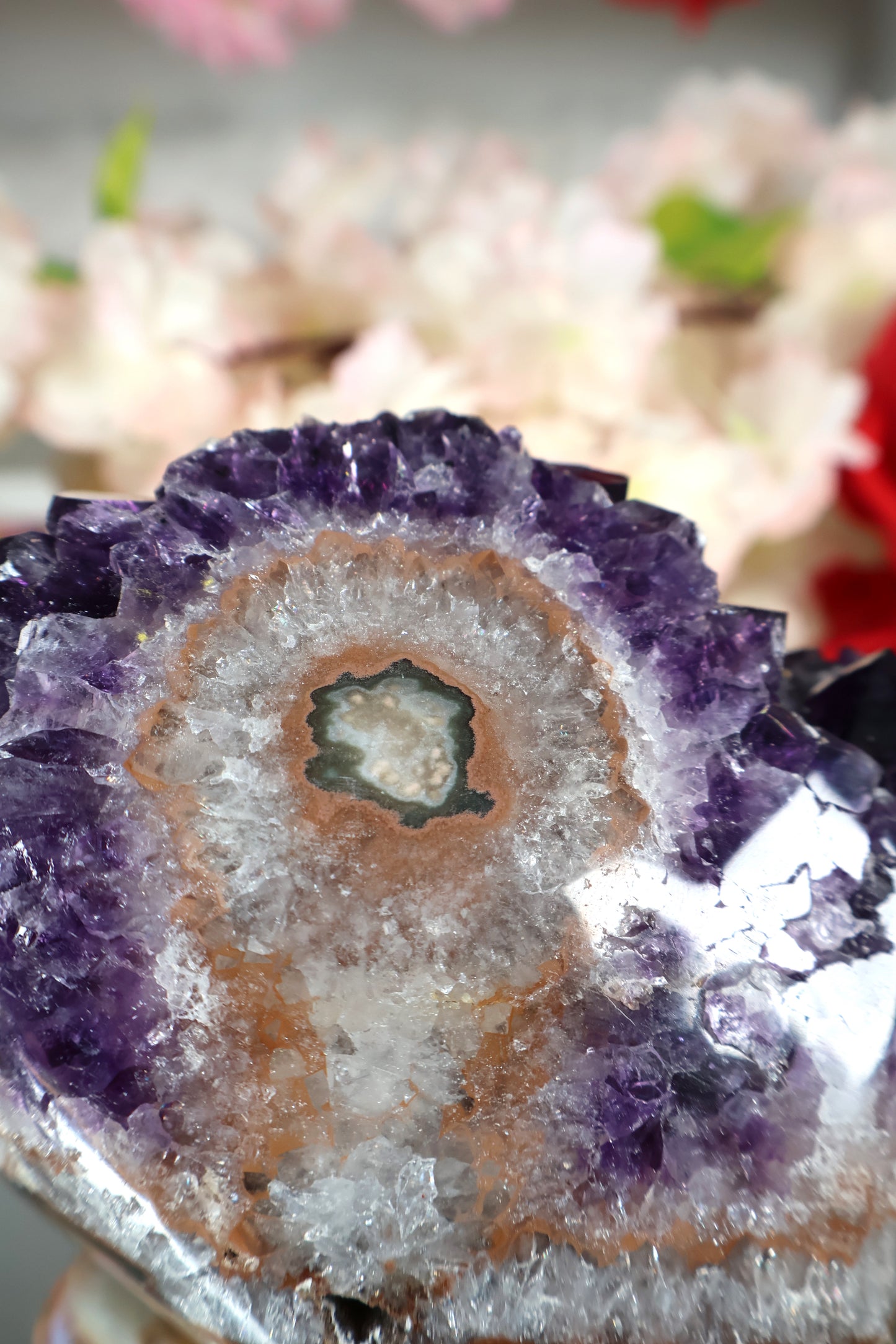 Amethyst Cluster mit Stalaktit | AC1