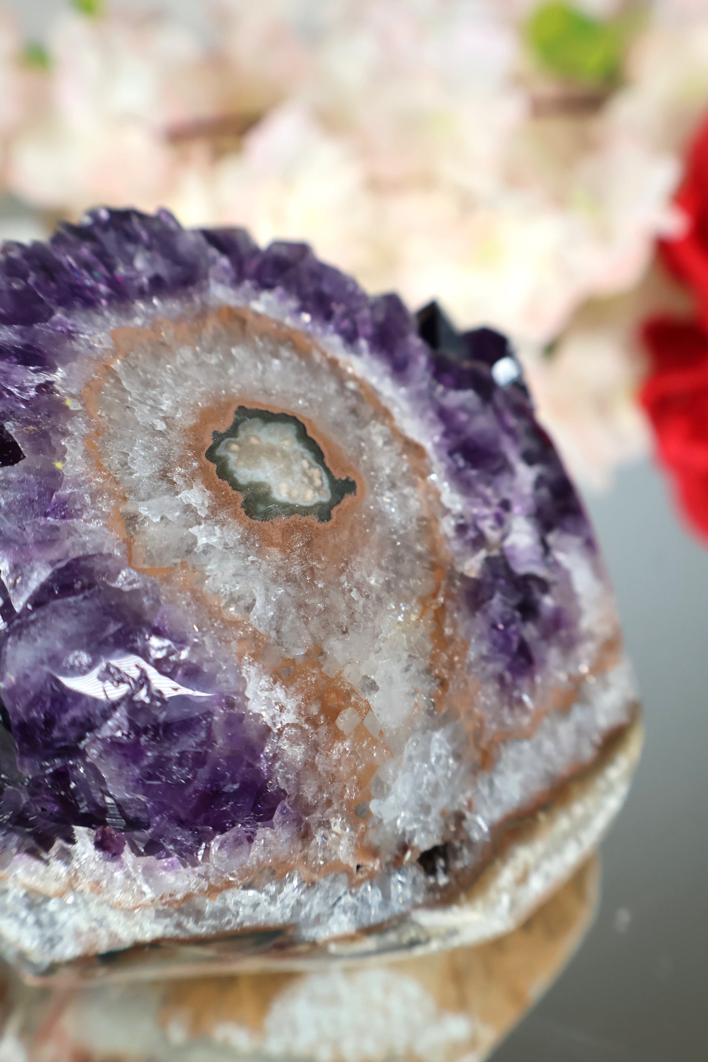 Amethyst Cluster mit Stalaktit | AC1