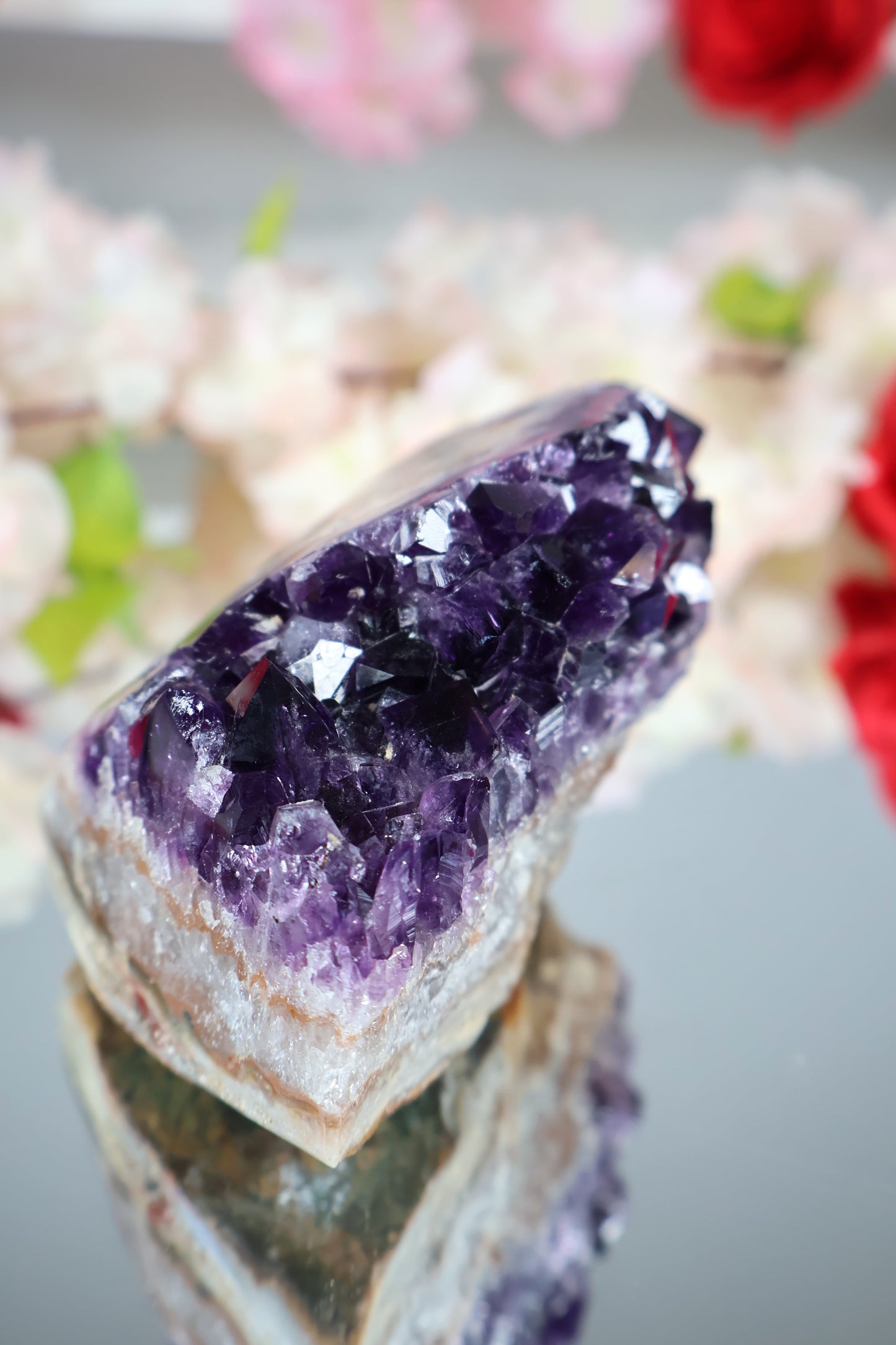 Amethyst Cluster mit Stalaktit | AC1