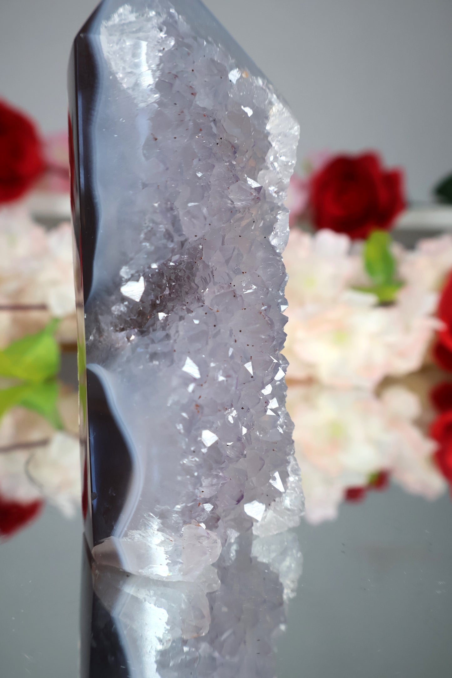Achat Turm mit druzy | ACT2