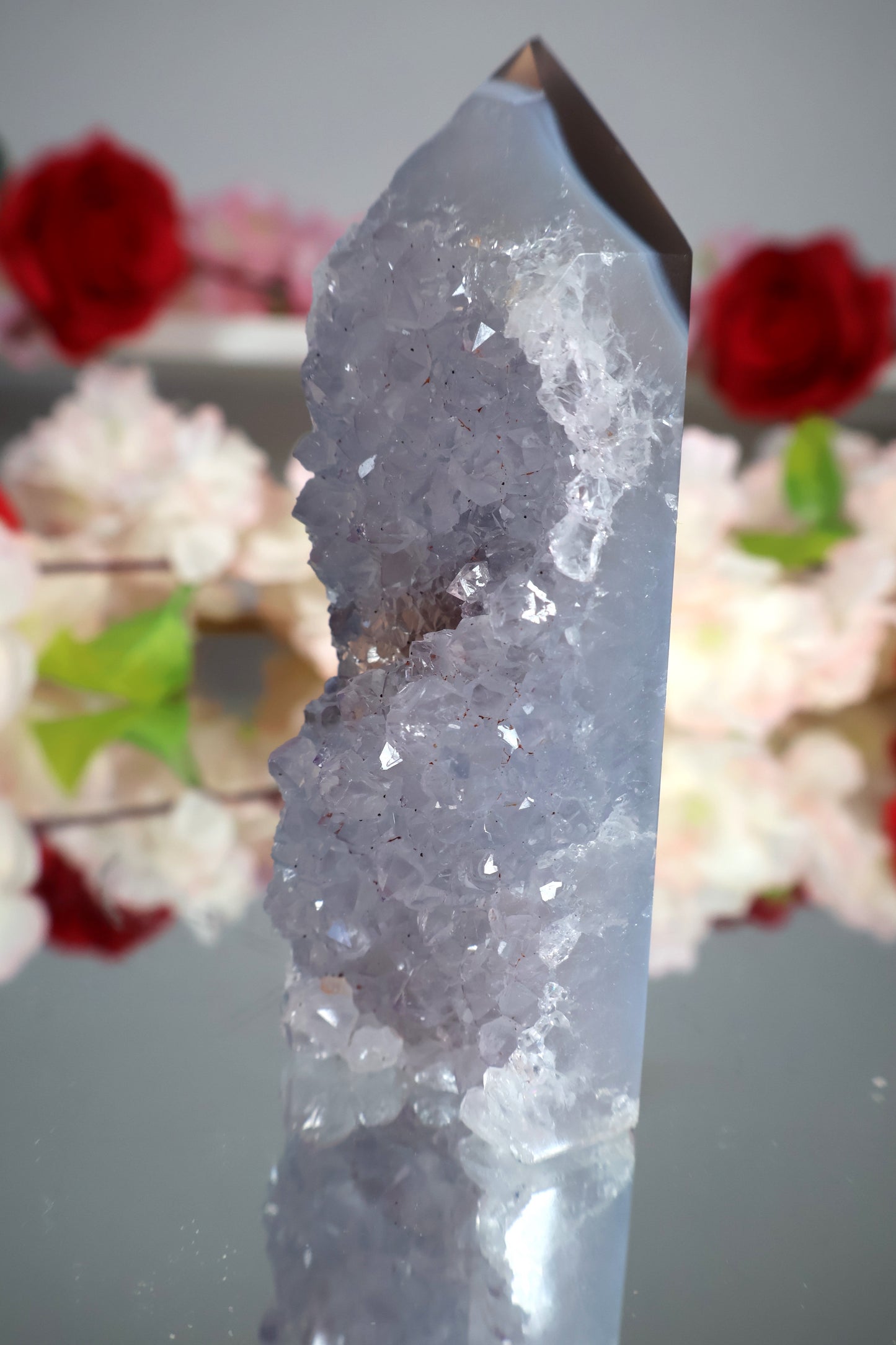 Achat Turm mit druzy | ACT2